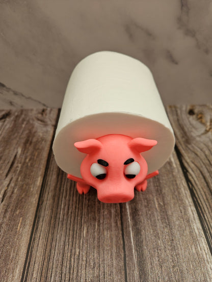 Piggy Toilet Roll Holders