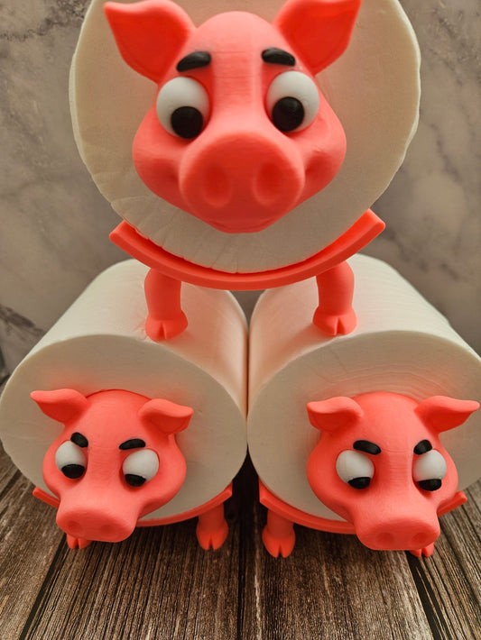 Piggy Toilet Roll Holders