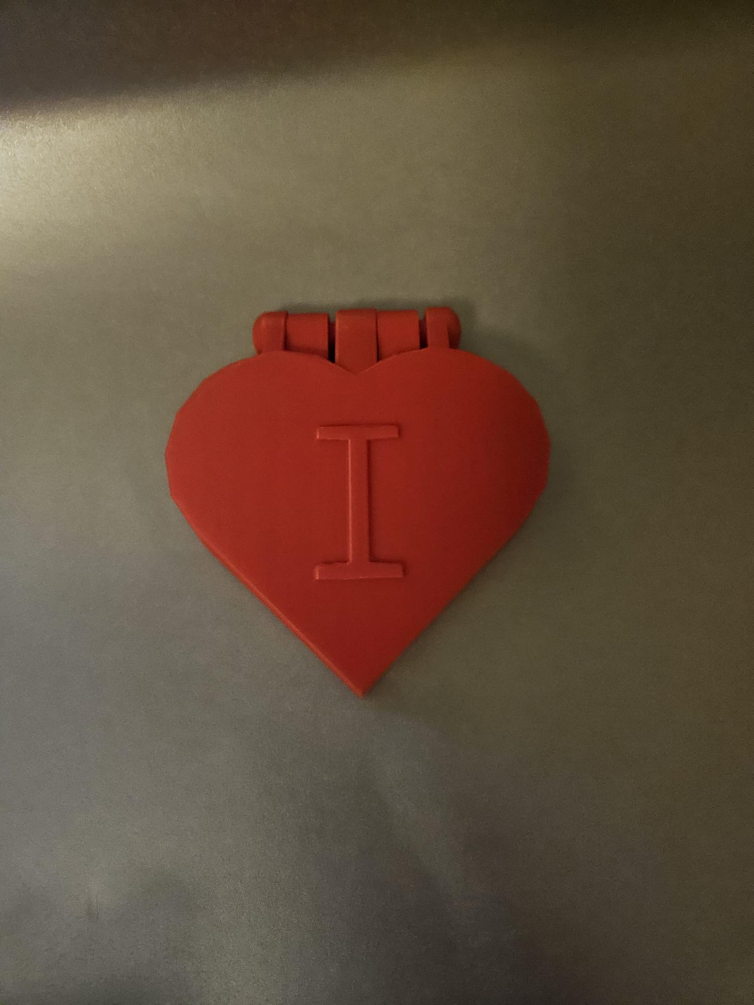 I Heart U Heart Trinket Box – Unique 3D Printed Keepsake for Valentine's Day or Special Occasions