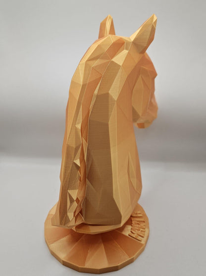 Personalised Geometric Low Poly Horse Head Headphone Stand – Custom Gift