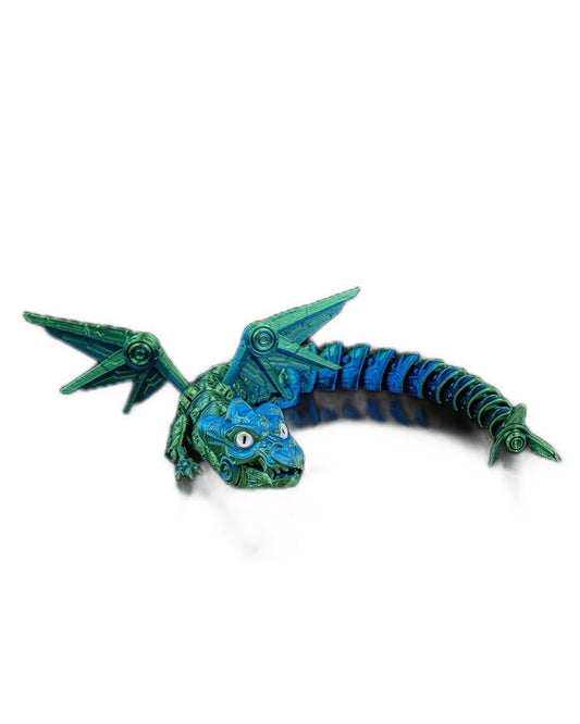 Stunning Iron Sentinel 3D Dragon – 3D Printed, Articulated, and Eco-Friendly Décor for Imaginative Spaces