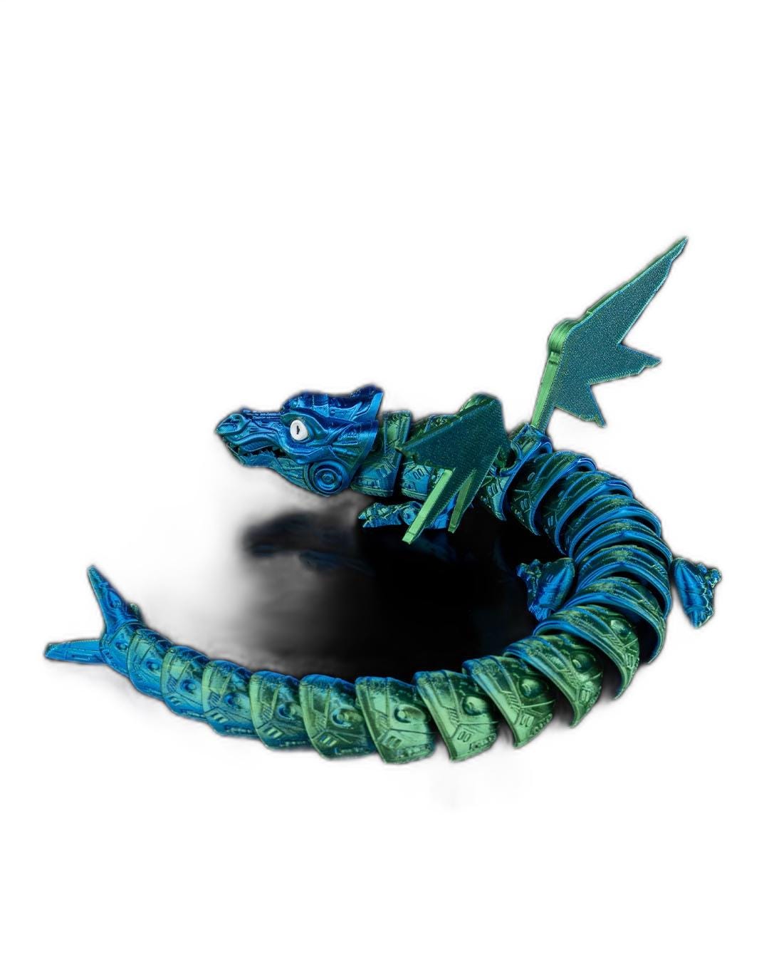 Stunning Iron Sentinel 3D Dragon – 3D Printed, Articulated, and Eco-Friendly Décor for Imaginative Spaces