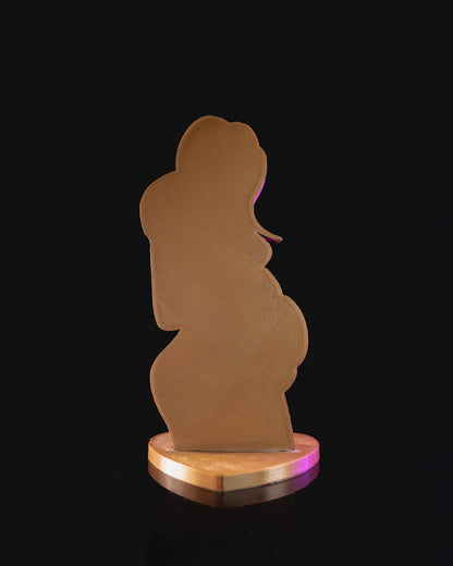 Future Mama Ultrasound Picture Holder – Eco-Friendly PLA Design for Expecting Moms – Perfect Gift for Mother's Day, Birthdays or Friends