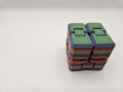 Infinite Cube, Stress Relief Toy, Birthday Fidget, Sensory Toy, Desk Toy, ADHD Fidget, 3D Printed