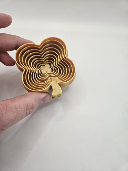 Four Leaf Clover Fidget, Stress Relief Toy, St Patricks Day Gift, Birthday Fidget, Mothers Day Gift, Sensory Toy, Desk Toy