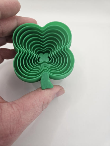 Four Leaf Clover Fidget, Stress Relief Toy, St Patricks Day Gift, Birthday Fidget, Mothers Day Gift, Sensory Toy, Desk Toy