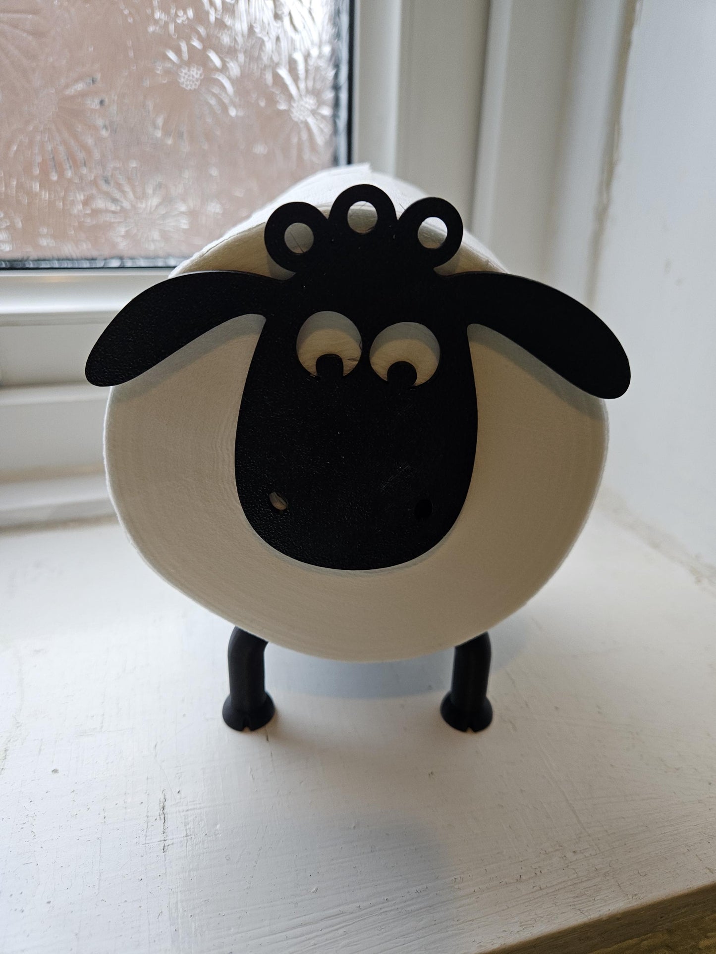 Wacky Sheep Toilet Paper Holder - Perfect gift for that loving sheep farmer in your life, Funny Bathroom Accessory