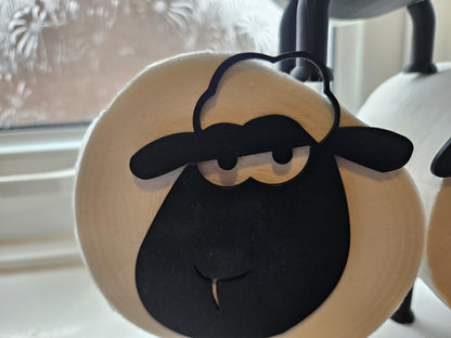 Wacky Sheep Toilet Paper Holder - Perfect gift for that loving sheep farmer in your life, Funny Bathroom Accessory