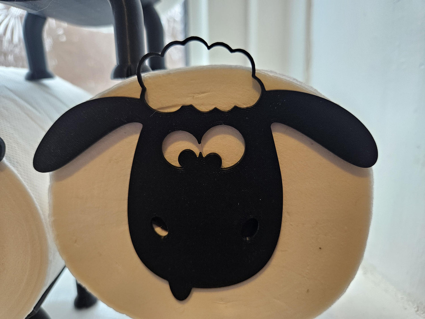 Wacky Sheep Toilet Paper Holder - Perfect gift for that loving sheep farmer in your life, Funny Bathroom Accessory