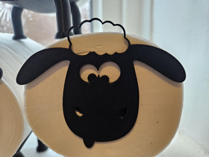 Wacky Sheep Toilet Paper Holder - Perfect gift for that loving sheep farmer in your life, Funny Bathroom Accessory