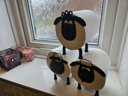 Wacky Sheep Toilet Paper Holder - Perfect gift for that loving sheep farmer in your life, Funny Bathroom Accessory