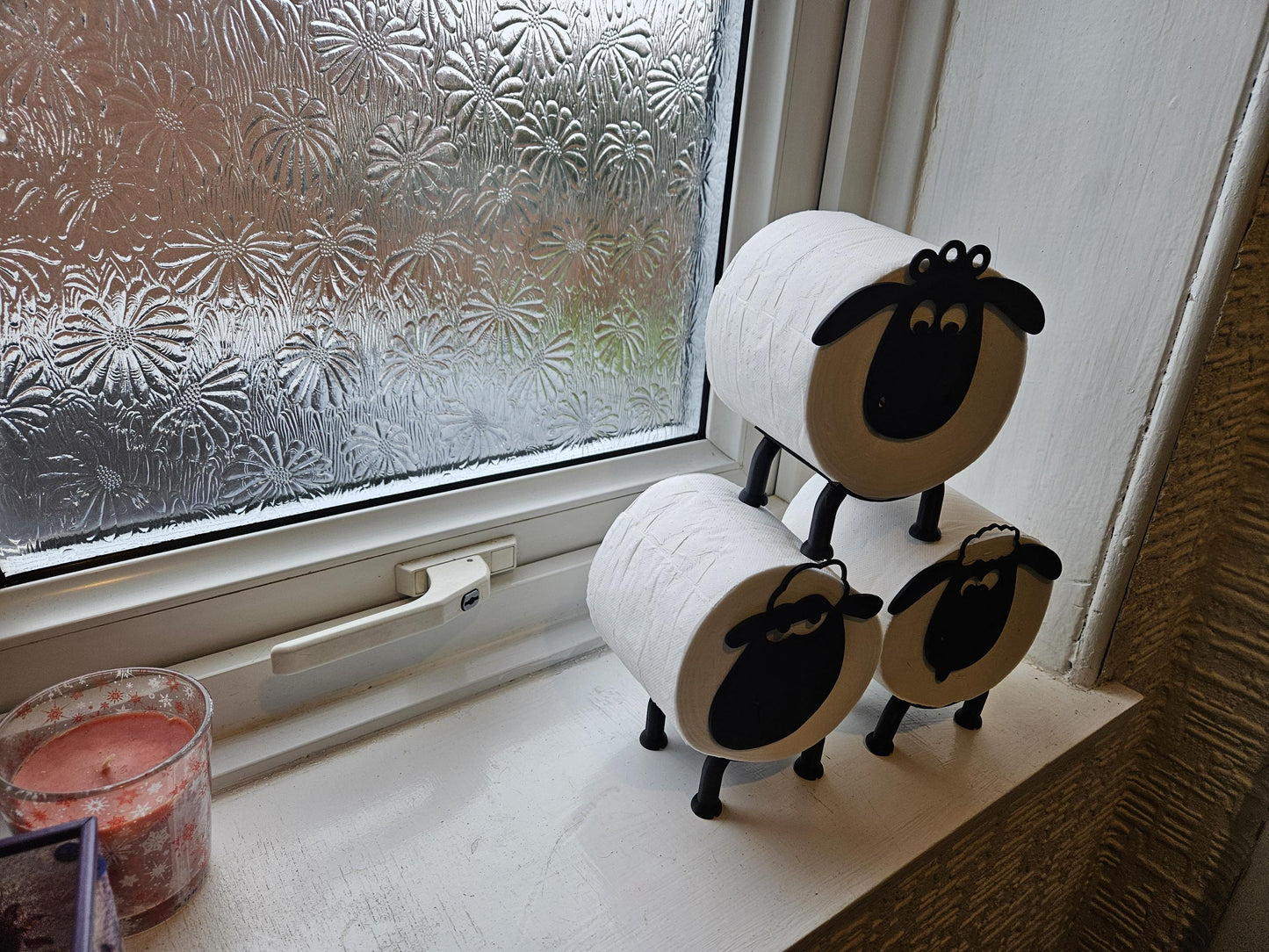 Wacky Sheep Toilet Paper Holder - Perfect gift for that loving sheep farmer in your life, Funny Bathroom Accessory