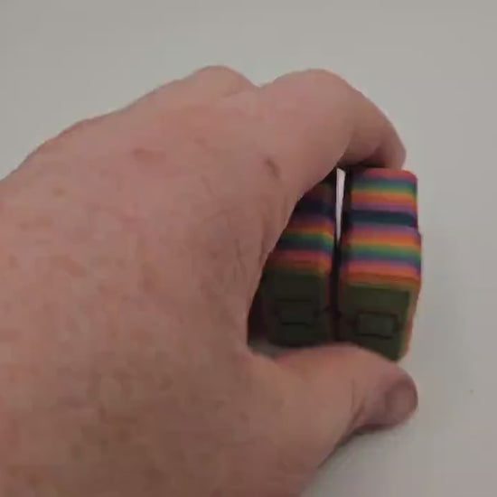 Infinite Cube, Stress Relief Toy, Birthday Fidget, Sensory Toy, Desk Toy, ADHD Fidget, 3D Printed