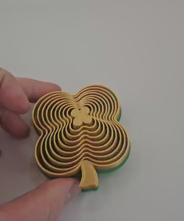 Four Leaf Clover Fidget, Stress Relief Toy, St Patricks Day Gift, Birthday Fidget, Mothers Day Gift, Sensory Toy, Desk Toy